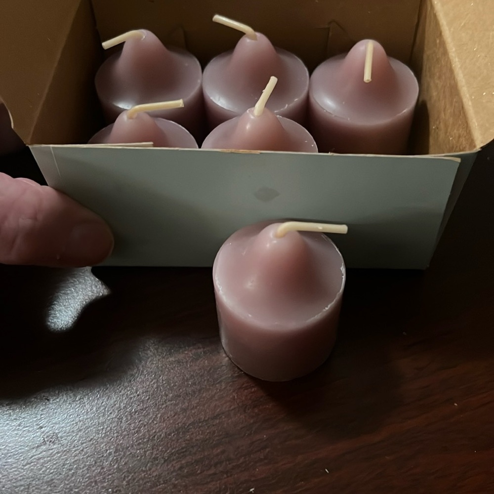 Box of 6 PartyLite votives